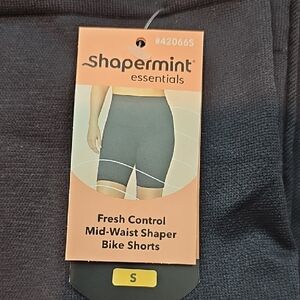 Shapermint‎ Essentiald Mid-Waist Shaper Bike Shorts Small Black